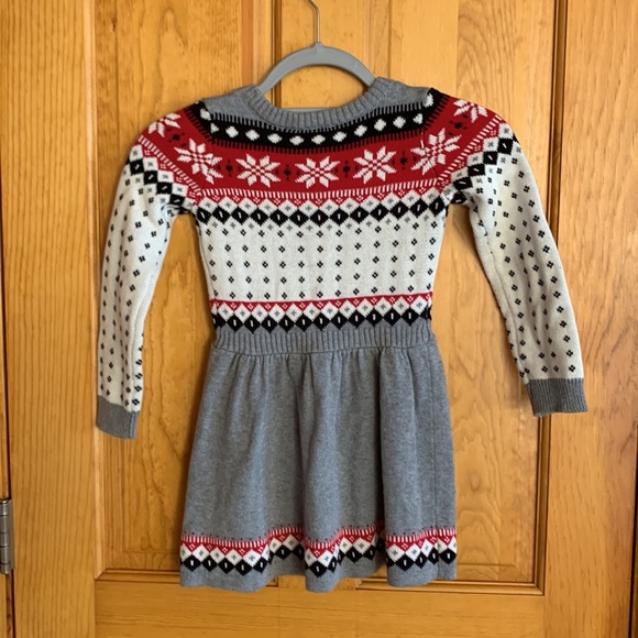 EUC Gymboree holiday sweater dress - size 5 - Picture 5 of 5
